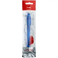 Ручка шариковая Cello &quot;Gripper Bright tinted&quot; синяя, 0,5мм, грип, пакет, европодвес, фото 1