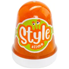Слайм Lori &quot;Style Slime&quot; блестящий, оранжевый с ароматом апельсина, 130мл, фото 1