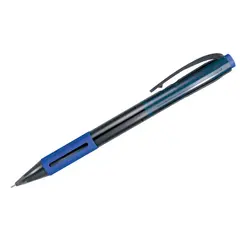 Ручка шариковая автоматическая Berlingo &quot;SI-400&quot; синяя, 0,7мм, грип, фото 1