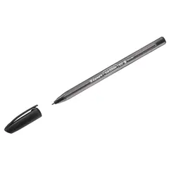 Ручка шариковая Luxor &quot;InkGlide 100 Icy&quot; черная, 0,7мм, трехгран., фото 1