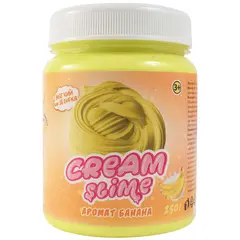 Слайм Cream-Slime, желтый, с ароматом банана, 250г, фото 1