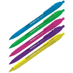 Ручка шариковая автоматическая Berlingo &quot;Triangle 110 RT Color&quot; синяя, 0,7мм, трехгр., игол.стержень, фото 1