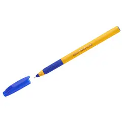 Ручка шариковая Cello &quot;Tri-Grip yellow barrel&quot; синяя, 0,7мм, грип, штрих-код, фото 1