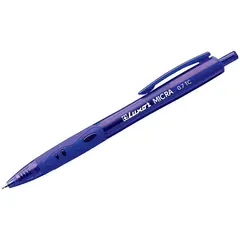 Ручка шариковая автоматическая Luxor &quot;Micra&quot; синяя, 0,7мм, грип, фото 1