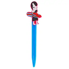 Ручка шариковая с большим фигурным клипом &quot;SWAG&quot;, синяя, зебра с серфом, фото 1