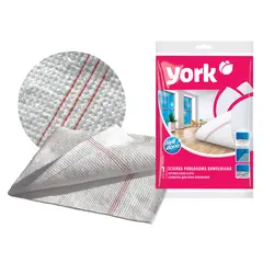 Салфетка для мытья пола York &quot;Люкс&quot;, хлопок, 50*55, плотность 250г/м2 белая, инд. упаковка, фото 1