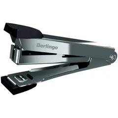 Степлер №10 Berlingo &quot;Steel and Style&quot; до 10л., металлический корпус, черный, фото 1