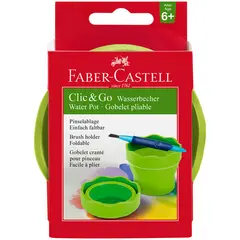 Стакан для воды Faber-Castell &quot;Clic&amp;Go&quot;, светло-зеленый, фото 1