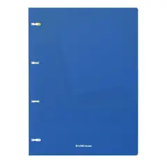 Тетрадь на кольцах А4, 80л., Erich Krause &quot;Classic&quot;, синяя пластиковая обложка, фото 1