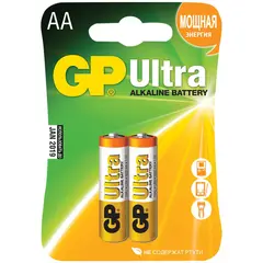 Батарейка GP Ultra AA (LR06) 15AU алкалиновая, BC2, фото 1