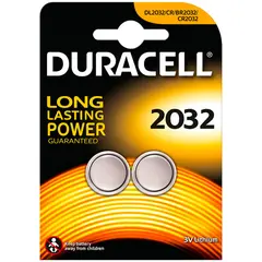Батарейка Duracell CR2032 3V литиевая, 2BL, фото 1