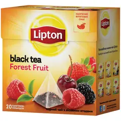 Чай Lipton &quot;Forest Fruit&quot;, черный с ароматом лесных ягод, 20 пакетиков по 1,7г, фото 1