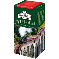 Чай Ahmad Tea &quot;Английский завтрак&quot;, черный, 25 фольг. пакетиков по 2г, фото 1