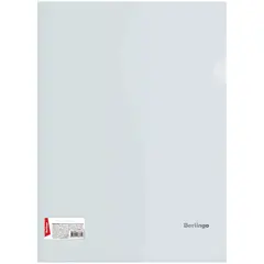 Папка-уголок Berlingo, А4, 180мкм, прозрачная бесцветная, индив. ШК, фото 1