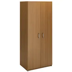 Шкаф для одежды двухдверный с горизонтальной штангой МФ Виско Стиль/Орех, 820*580*2030, фото 1