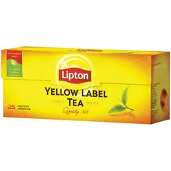 Чай Lipton &quot;Yellow Label&quot;, черный, 25 пакетиков по 2г, фото 1