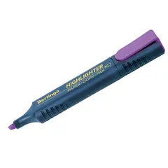 Текстовыделитель Berlingo фиолетовый, 1-5мм, фото 1