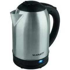 Чайник электрический Scarlett SC-EK21S59, 1,8л, 1800Вт, нержавеющая сталь, фото 1