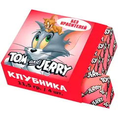 Жевательная конфета Tom&amp;Jerry, клубника, 11,5г, фото 1