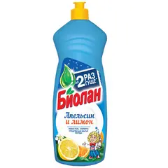 Средство для мытья посуды Биолан &quot;Апельсин и Лимон&quot;, 900мл, фото 1