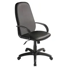 Кресло руководителя Бюрократ CH-808AXSN/Or-16 искусственная кожа черная, фото 1