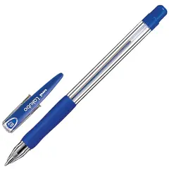 Ручка шариковая с грипом UNI &quot;Lakubo&quot;, СИНЯЯ, узел 0,7 мм, линия письма 0,3 мм, SG-100(07) BLUE, фото 1