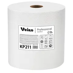 Полотенца бумажные в рулонах Veiro Professional &quot;Comfort&quot; (ультрапрочные), 2-слойн., 172м/рул, белые, фото 1