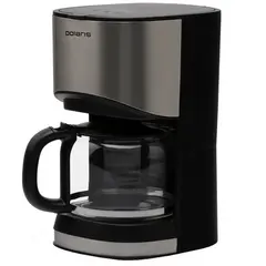 Кофеварка капельная Polaris PCM 1215, 1,2л, 900Вт, черная, фото 1