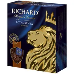 Чай Richard &quot;Royal Kenya&quot;, черный, 100 пакетиков по 2г, фото 1