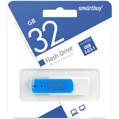 Память Smart Buy &quot;Diamond&quot;  32GB, USB 3.0 Flash Drive, синий, фото 1