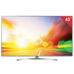 Телевизор LG 43UK6510, 43&quot; (108 см), 3840х2160, 4K, 16:9, Smart TV, Wi-Fi, серебристый, фото 1
