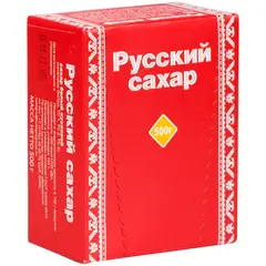 Сахар-рафинад Русский сахар, 0,5кг, картонная коробка, фото 1