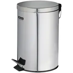 Ведро-контейнер для мусора (урна) OfficeClean Professional,  5л, нержавеющая сталь, хром, фото 1