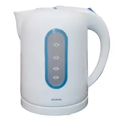 Чайник электрический Gelberk GL-405, 1,7л, 1500Вт, пластик, белый, фото 1