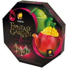 Подарочный набор чая Curtis &quot;Fantasy Garden&quot;, 8 вкусов, 45 пакетиков-пирамидок, 70,5г, фото 1