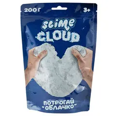 Слайм Slime Cloud-slime, белый, с ароматом пломбира, 200г, дой-пак, фото 1