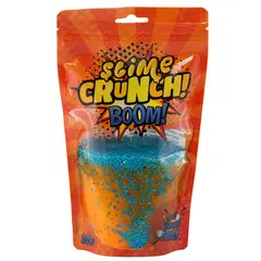 Слайм Slime Crunch-slime &quot;Boom&quot;, оранжев., с пенопласт.шариками, с ароматом апельсина, 200г, дой-пак, фото 1