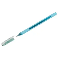 Ручка шариковая Uni &quot;Jetstream SX-101-07FL&quot; синяя, 0,7 мм, грип, бирюзовый корпус, фото 1