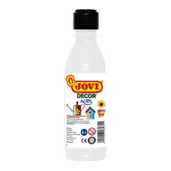 Краска акриловая JOVI, 250мл, пластиковая бутылка, белый, фото 1