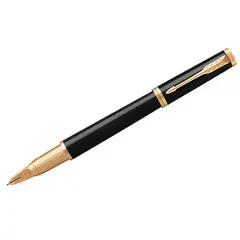 Ручка Пятый пишущий узел Parker &quot;Ingenuity Large Laque Black GT&quot; черная, 0,8мм, подар. уп., фото 1