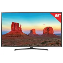 Телевизор LG 55UK6450, 55&quot; (139 см), 3840х2160, 4K, 16:9, Smart TV, Wi-Fi, чёрный, фото 1