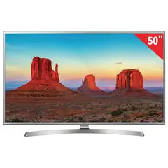 Телевизор LG 50UK6510, 50&quot; (126 см), 3840х2160, 4K, 16:9, Smart TV, Wi-Fi, серебристый, фото 1