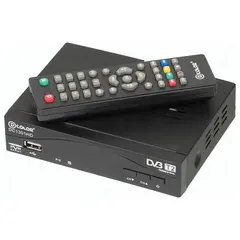 Приставка для цифрового ТВ DVB-T2 D-COLOR DC1301HD, RCA, HDMI, USB, дисплей, пульт ДУ, фото 1