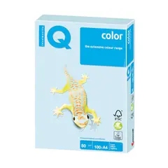 Бумага IQ color, А4, 80 г/м2, 100 л., пастель светло-голубая, BL29, фото 1