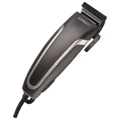 Машинка для стрижки волос SCARLETT SC-HC63C07, мощность 13 Вт, 4 насадки, сеть, пластик, черная, фото 1