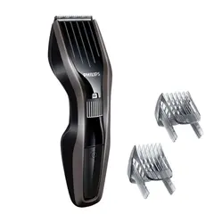 Машинка для стрижки волос PHILIPS HC5438/15, 23 установки длины, 2 насадки, аккумулятор+сеть, чёрная, фото 1