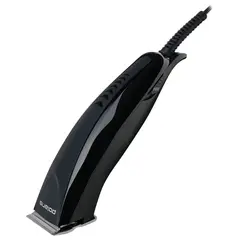 Машинка для стрижки волос POLARIS PHC 1014S, 5 установок длины, 4 насадки, сеть, черный, фото 1