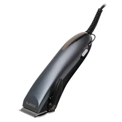 Машинка для стрижки волос POLARIS PHC 2501, 5 установок длины, 1 насадка, сеть, серый, фото 1