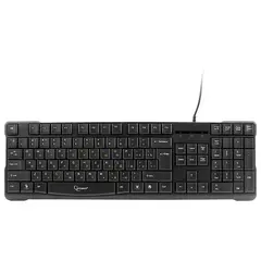 Клавиатура проводная GEMBIRD KB-8352U-BL, USB, 104 клавиши + 1 дополнительная клавиша, черная, фото 1
