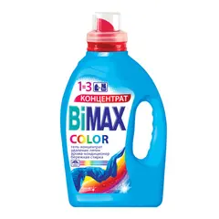 Средство для стирки жидкое автомат 1,5 л BIMAX Color, для цветного и белого, гель-концентрат, 645-3, фото 1